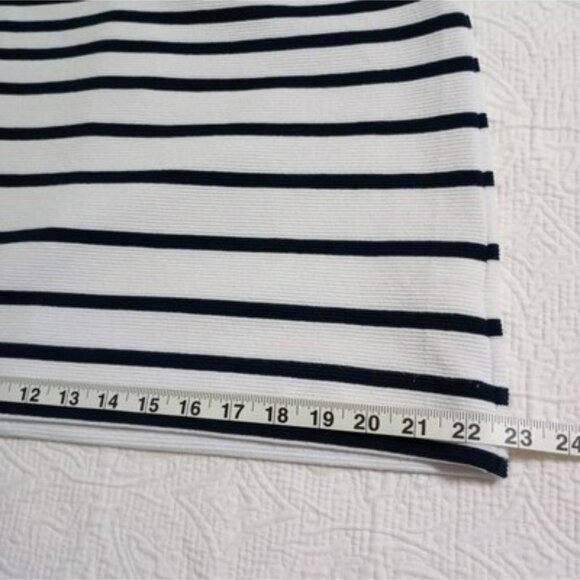 Lilly Pulitzer Womens Striped Navy & White Dress With Gold Button Details Size M - Picture 9 of 11
